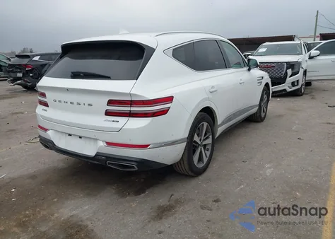 2021 Genesis Gv80 3.5T Awd Advanced из США, поврежденный, VIN KMUHCESC8MU068671